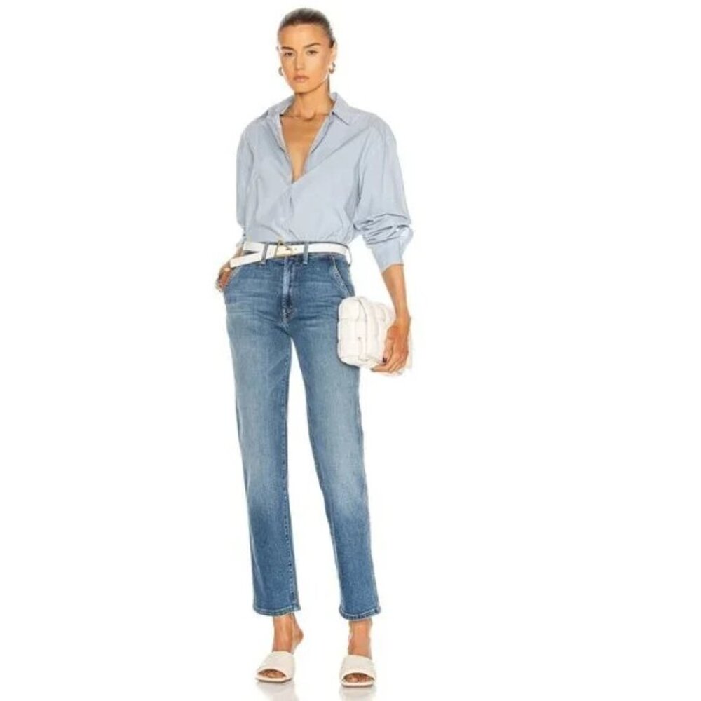 NWT Mother Denim High Waisted Utility Jeans in So Long Size 25, 26, 27, 28